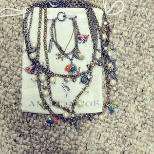 Ann Taylor retail store jewelry set Fish